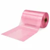 Close-up detail of anti-static pre-opened bags on a roll