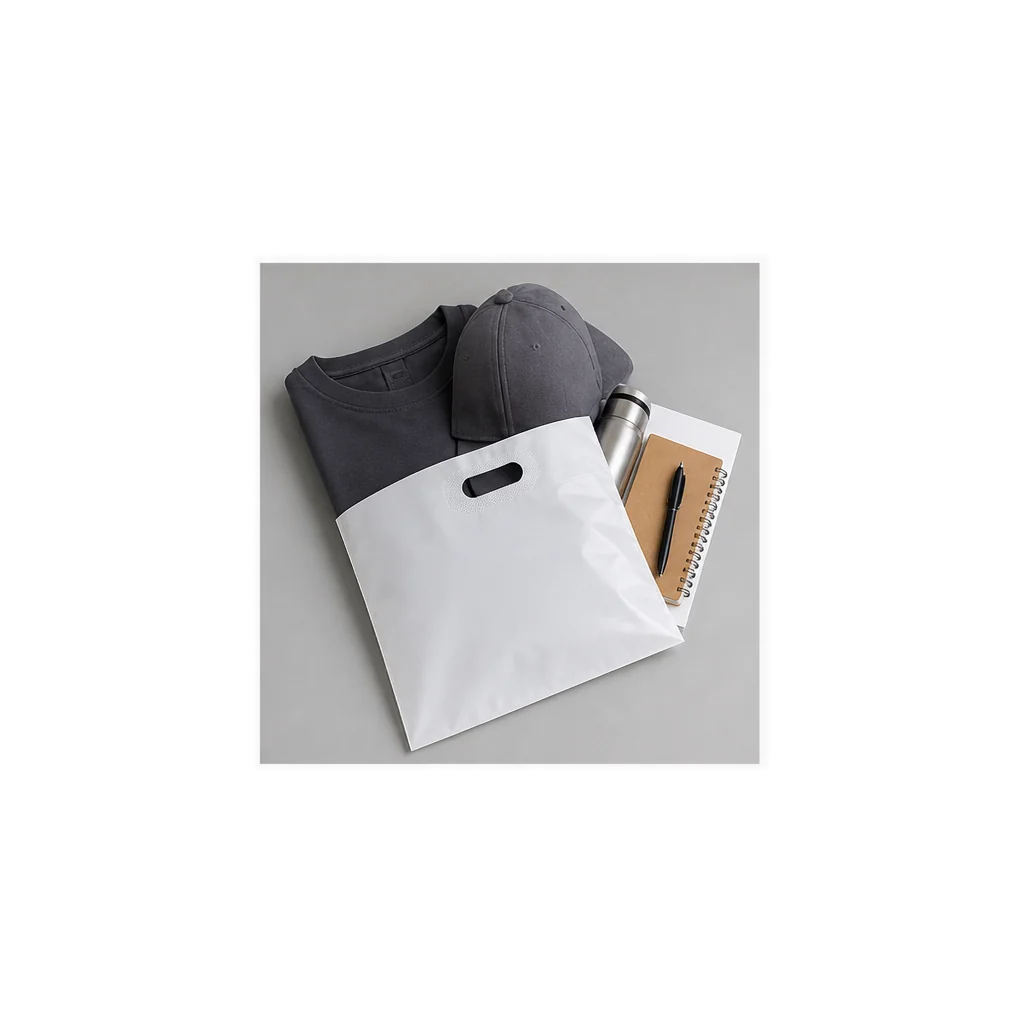 Custom Die Cut Handle Bags industry application