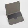 Close-up detail of custom gift card sleeves