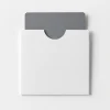 Close-up detail of custom membership card sleeves