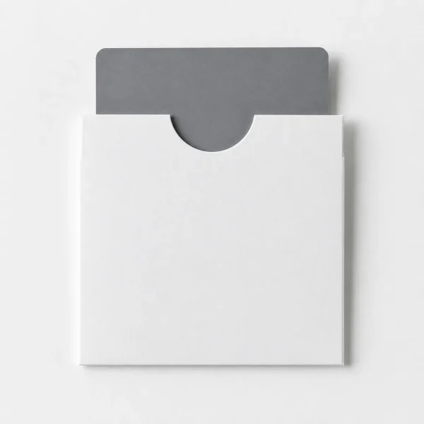 Close-up detail of custom membership card sleeves