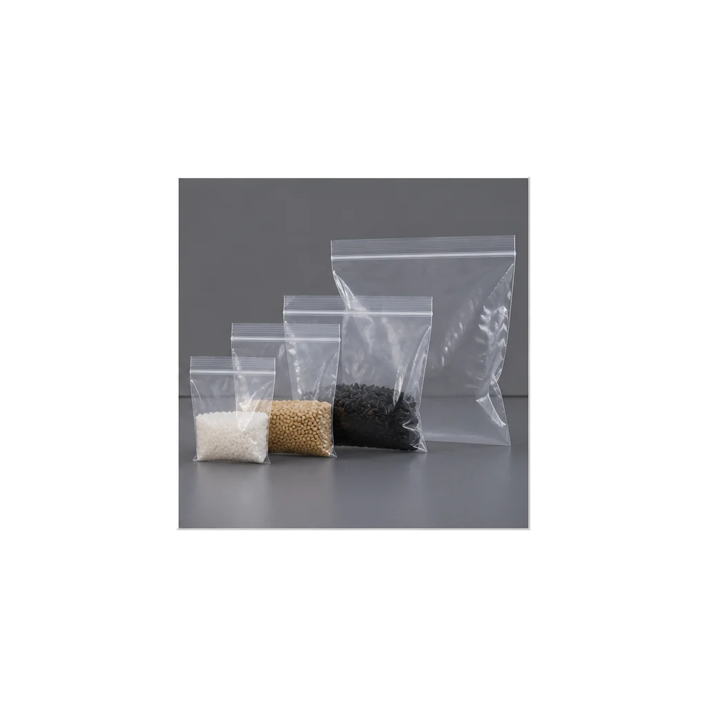 Custom Plastic Ziplock Bags material and customization options