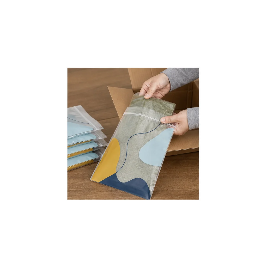 Custom Printed Resealable Plastic Bags packing application