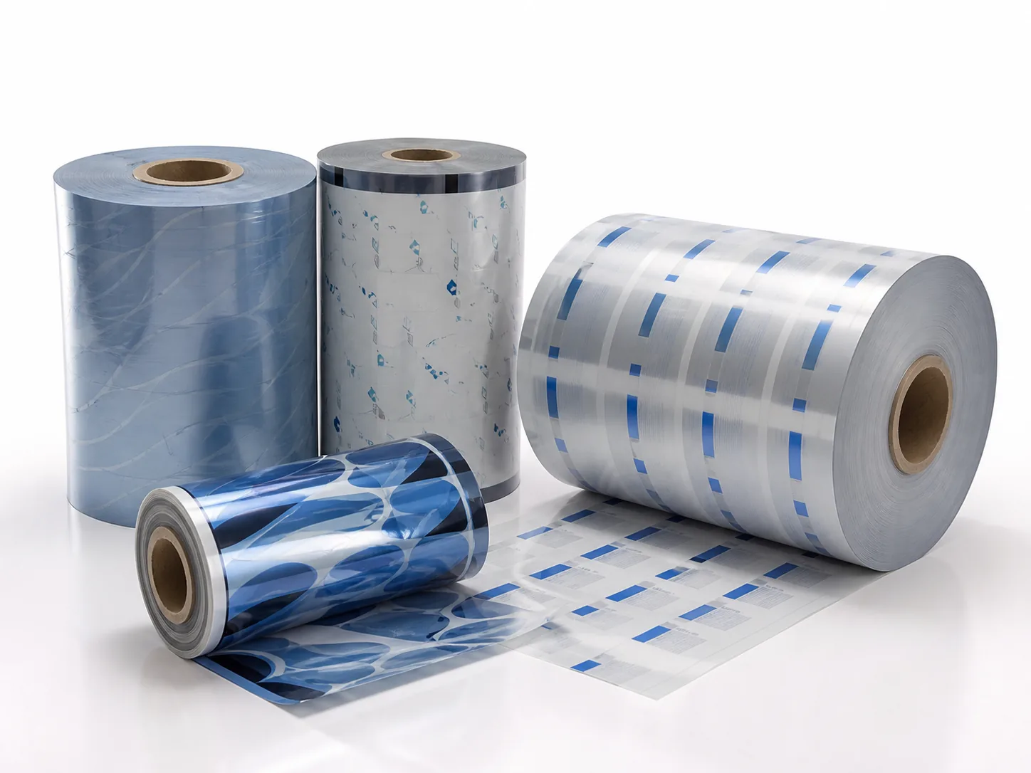 Material and customization options for custom rollstock packaging film