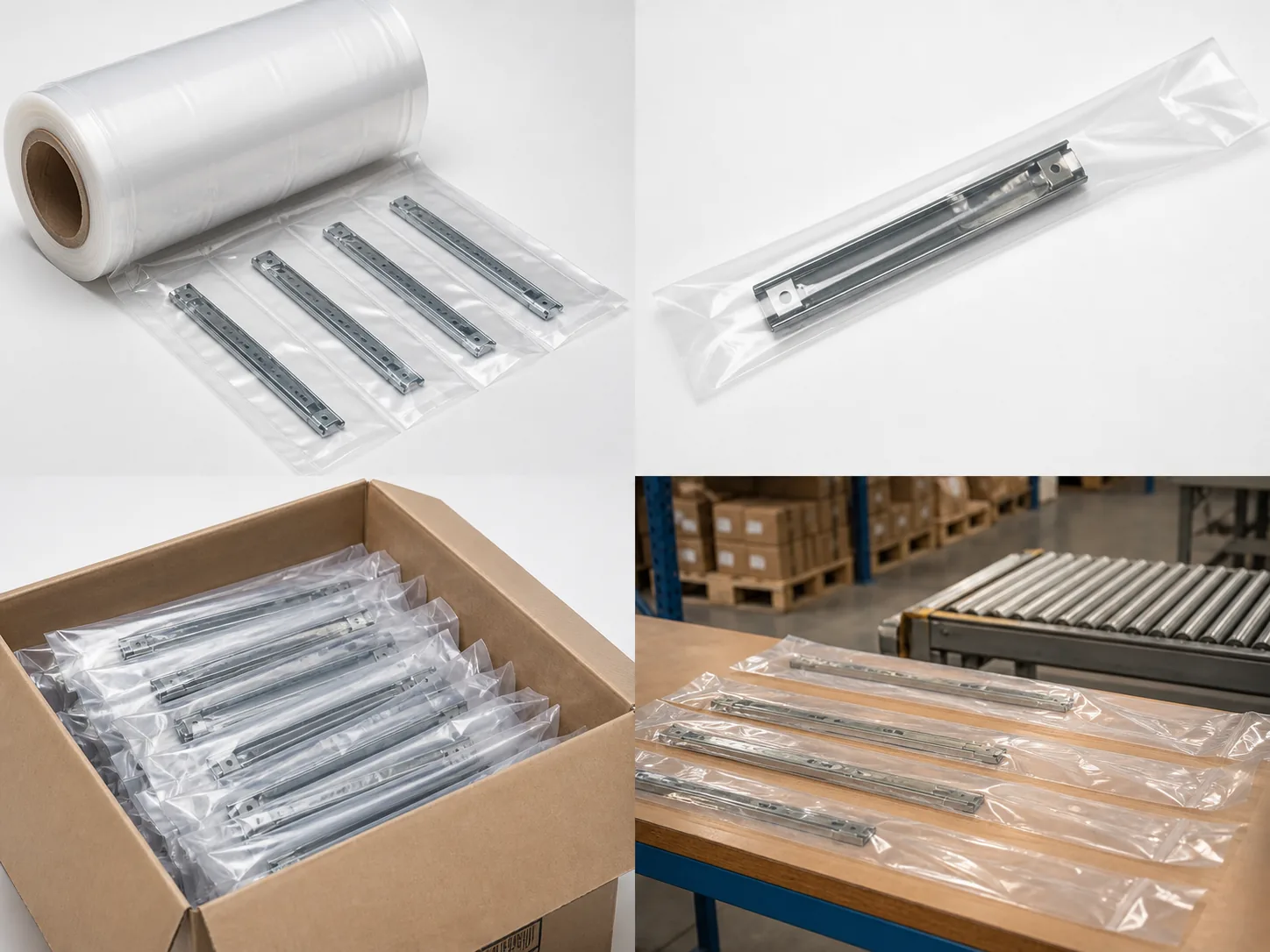 Custom-Size Pre-Opened Bags on a Roll used for oem packing lines with nonstandard product or equipment dimensions
