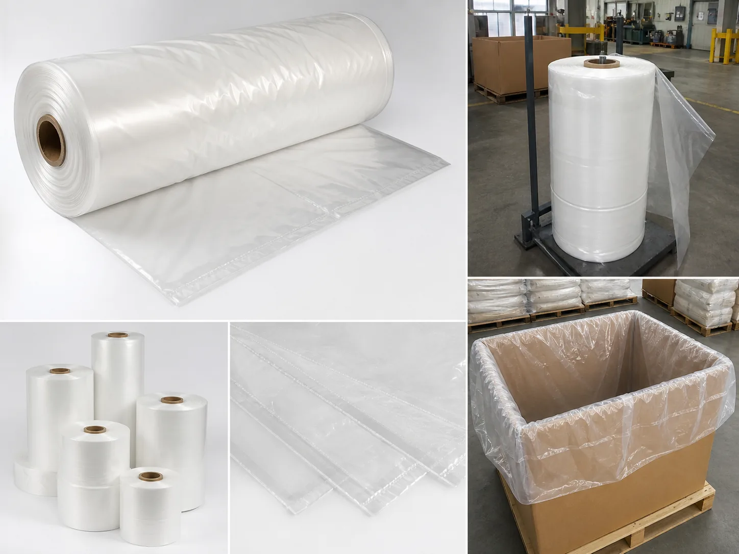 Material and customization options for heavy-duty pre-opened bags on a roll