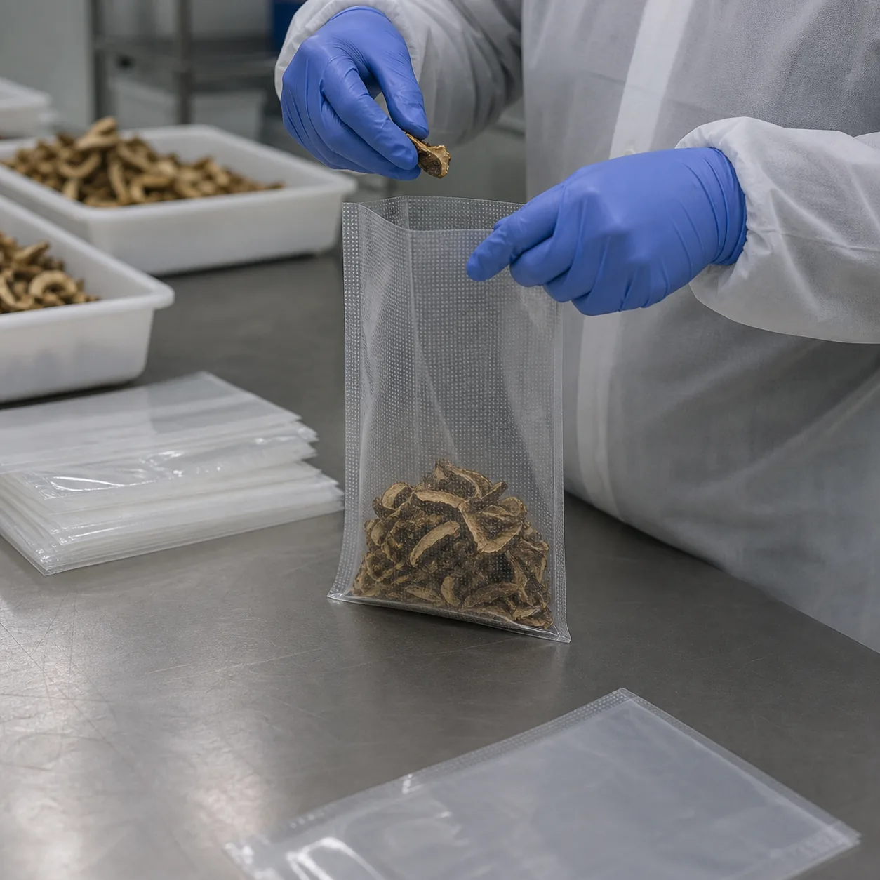 Micro Perforated Polypropylene Bags packing application