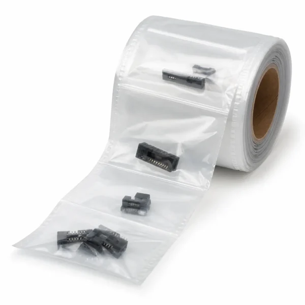 Pre-Opened Bags on a Roll for Electronic Components
