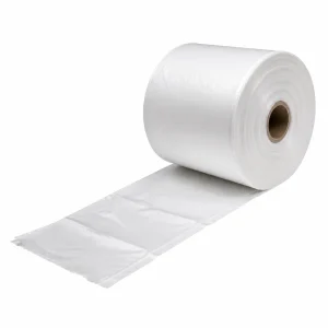 White Opaque Pre-Opened Bags on a Roll