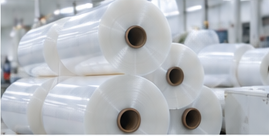 Flexible packaging film rolls