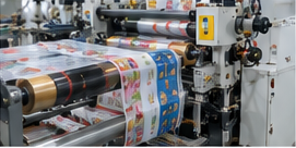 Flexible packaging printing process